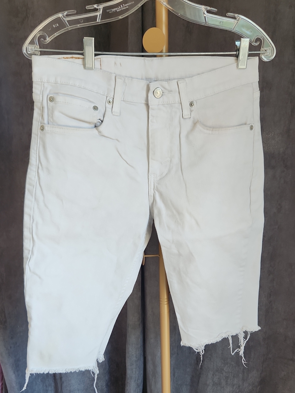 Levi's White Denim 511 Waist W32
